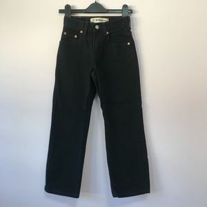 Levi's Relaxed Fit 550 Black Jeans size 8 Slim